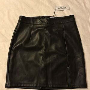 NWT Faux leather miniskirt
